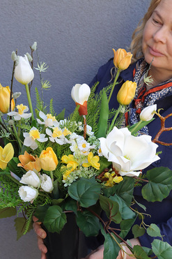 Amirano, wiosenny bukiet do wazonu, dł.63cm