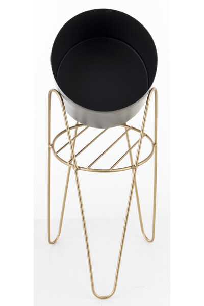 Andre A, metalowa osłonka w stojaku kwietnik