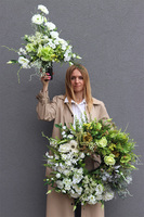 Zielona Przystań 2, bogaty bukiet nagrobny