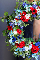 Barwy Mazowsza, wianek dekoracyjny na drzwi