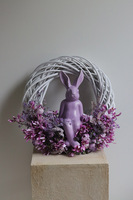 Hello Bunny, wielkanocny wianek z zajączkiem
