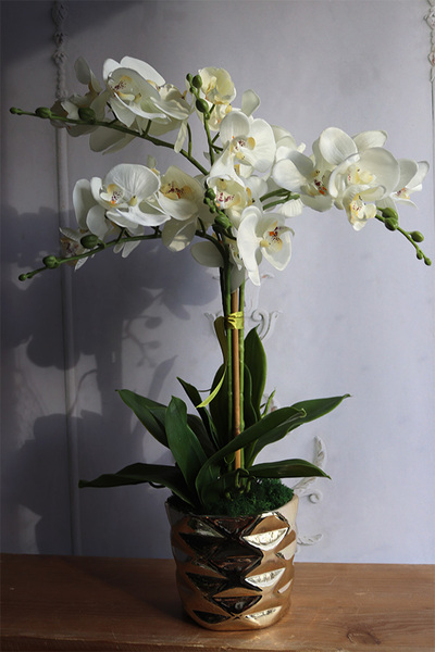 efektowny sztuczny storczyk, Ramona Gold