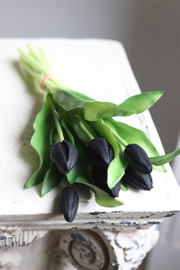 bukiet tulipanów silikonowych, Genotte Black