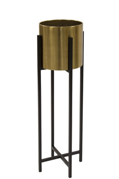 Modern Gold B, kwietnik osłonka na stojaku, wys.90cm 