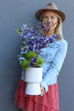 OD RĘKI Milede, wysokiej jakości sztuczny storczyk, wym.58cm