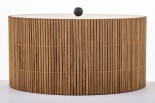Bamboo B, bambusowy pojemnik, wym.10x18x18cm