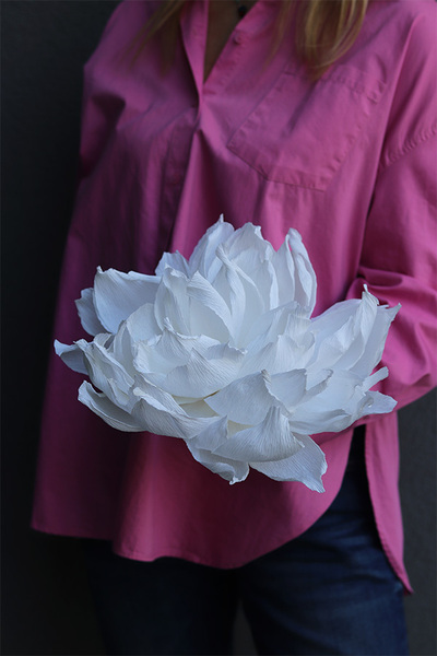 Paper Flower I, ręcznie robiony kwiat papierowy