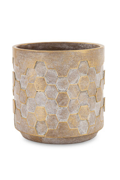 Honey Modern, osłonka ze wzorem cementowa, wym.18.5x18.5cm