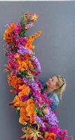 Lawa Glorioza, egzotyczna girlanda dekoracyjna, dł.200cm