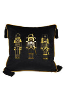 Christmas Nutcracker III, poduszka dekoracyjna, czarny, wym.40x40cm