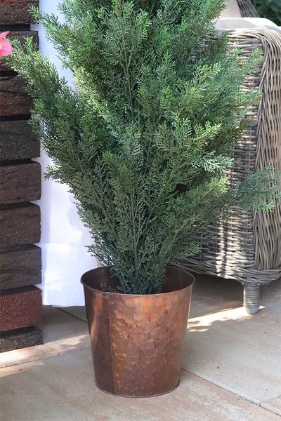 Tuja Copper 2, sztuczna roślina w doniczce