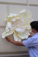 Paper Flower, ręcznie robiony kwiat papierowy, Peonia C, wym.37x70cm
