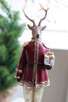 Reindeer Royalty, figurka świąteczna renifer	
