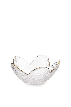 Flower Glass C, szklana miska kwiat, wym.4.5x9x9cm