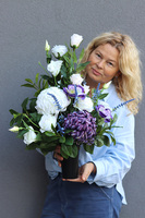 Luseita, bukiet nagrobny we wkładzie