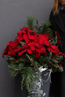 Gwiazda Betlejemska Nevis, wysokiej jakości sztuczna roślina XL