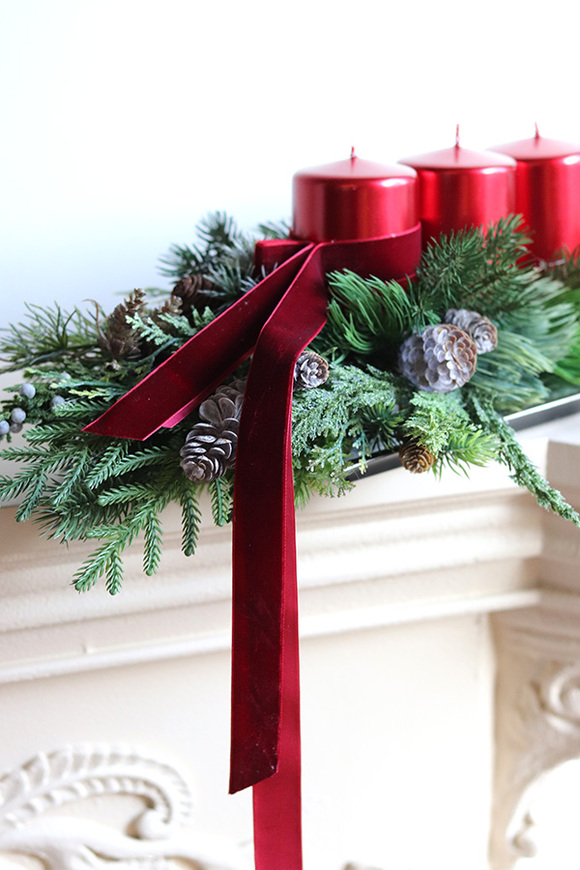 Carmen Christmas, adwentowy stroik na stół