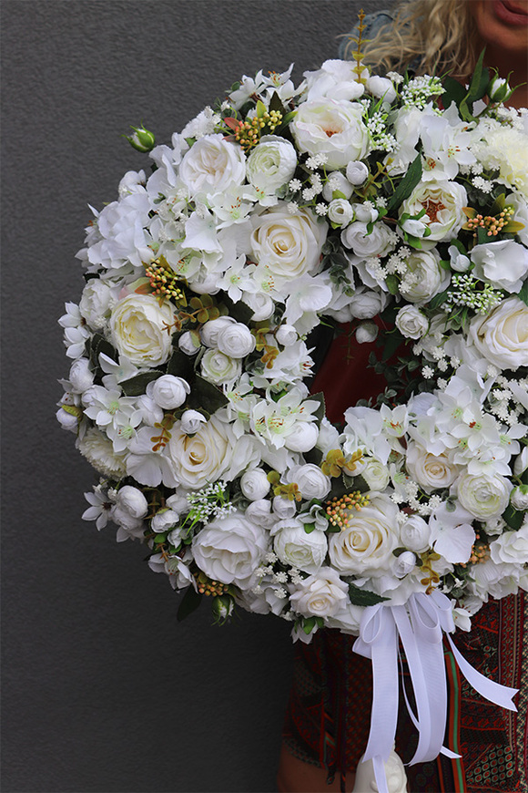 Komunijny New, wianek dekoracyjny