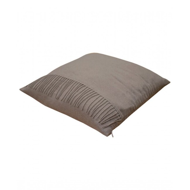 OD RĘKI Cashmere Dijon, poszewka na poduszkę z kaszmirem, brązowy, wym.45x45cm