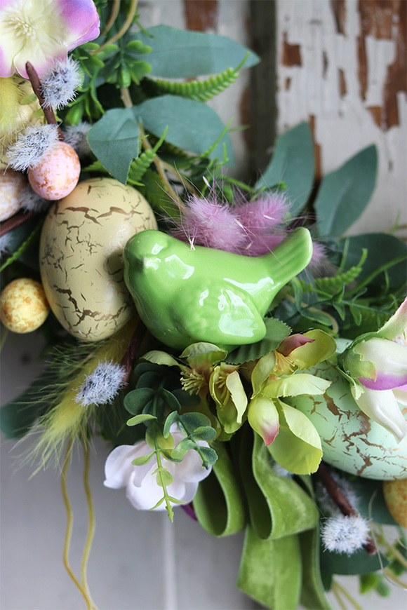 Gresto, wielkanocny wianek z pisankami, śr.34cm