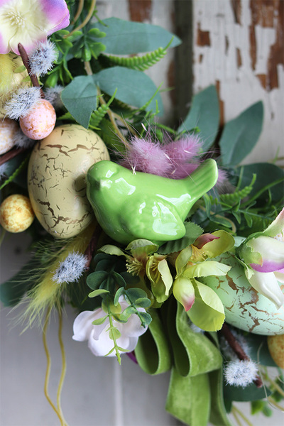 Gresto, wielkanocny wianek z pisankami, śr.34cm