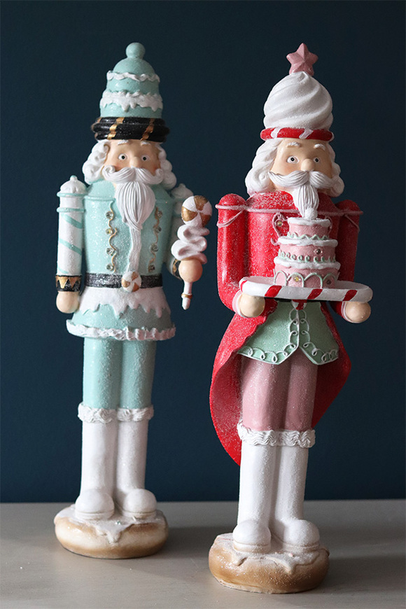 Candycracker LED Mint, figurka dziadek do orzechów