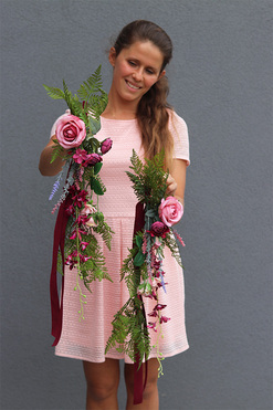 Bella Lux , bukiet ozdobny, dł.60cm