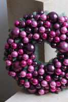  Violet Explosion, świąteczny wianek dekoracyjny