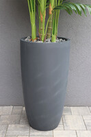 Areca Concrete, sztuczna palma w betonowej donicy