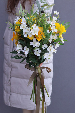 Amira Spring 2, wiosenny bukiet do wazonu, dł.70cm