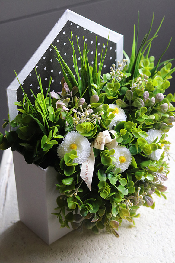 Koperto Spring, koperta kompozycja flowerbox