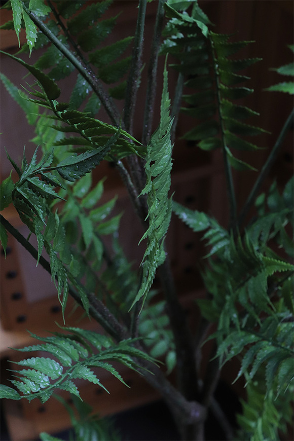 Paproć Skórzasta Lux, sztuczna roślina w doniczce