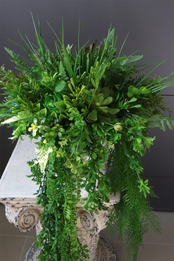 Greenita Sukulenty Saute, zielona dekoracja do twojej donicy, wym.26/47x40cm