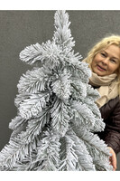 Snow Pines A, dekoracyjna choinka sztuczna w jucie