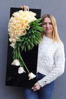 Tulippo New Design Peach, komplet dekoracji nagrobnych