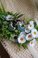 Izabella, dekoracja do koszyczka z rumiankami