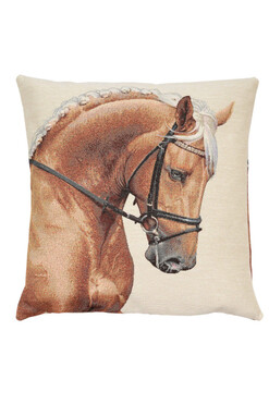 Kasztanka, poszewka gobelinowa dwustronna, 45x45cm