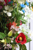 Morizon White, dekoracyjny bukiet w wazonie