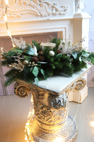 Złoty Czas, bożonarodzeniowy stroik ze świecą