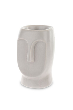 Chile A, kominek zapachowy, szary, wym.13x8cm