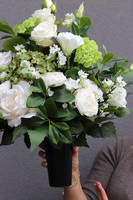 Lolonia, wysokiej jakości bukiet nagrobny we wkładzie premium, wym.58cm