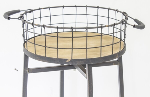 Loft A, stolik pomocniczy / kwietnik, wym.90x41x30cm