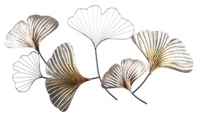 OD RĘKI Ginko Flora, decor ścienny z miłorzębem, wym.50x88x2cm 