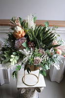 Sand Flowers, dekoracja kwiatowa w naczyniu