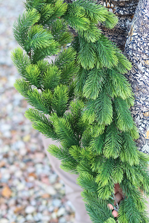OD RĘKI atrakcyjna girlanda świąteczna, Natural Christmas, dł.160cm    