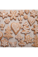Pierniki, świąteczne serwetki papierowe, 20szt