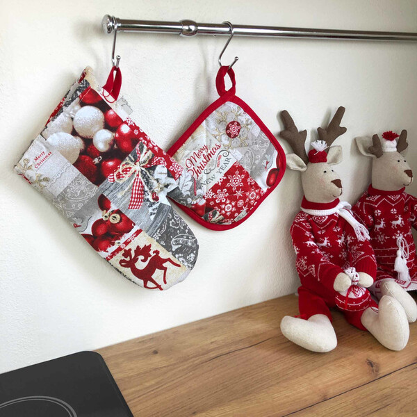 Christmas Charm, świąteczna mata / łapka kuchenna