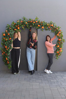 Olimpia Pomarańcze, zielona girlanda dekoracyjna z owocami