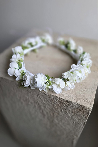 Roseni, komunijny wianek na głowę, rozmiar uniwersalny