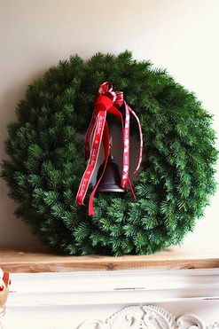 Xmas Premium, realistyczny wianek iglasty, śr.60cm